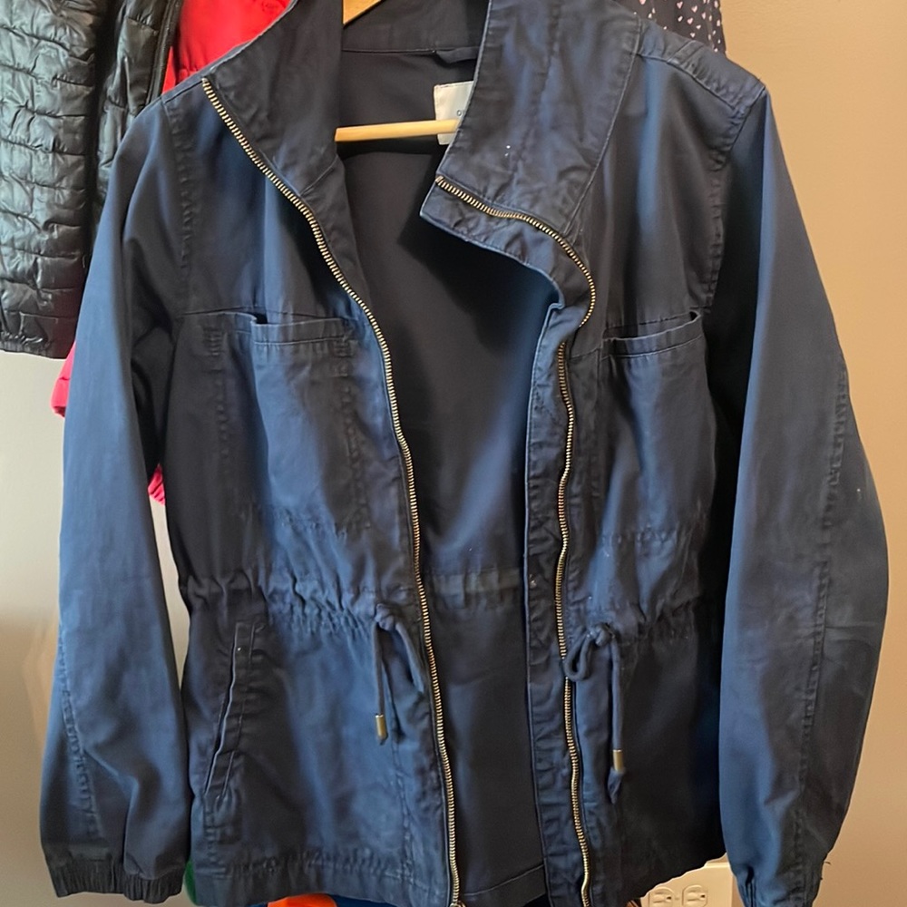 Old navy, navy blue field jacket, women’s size medium.